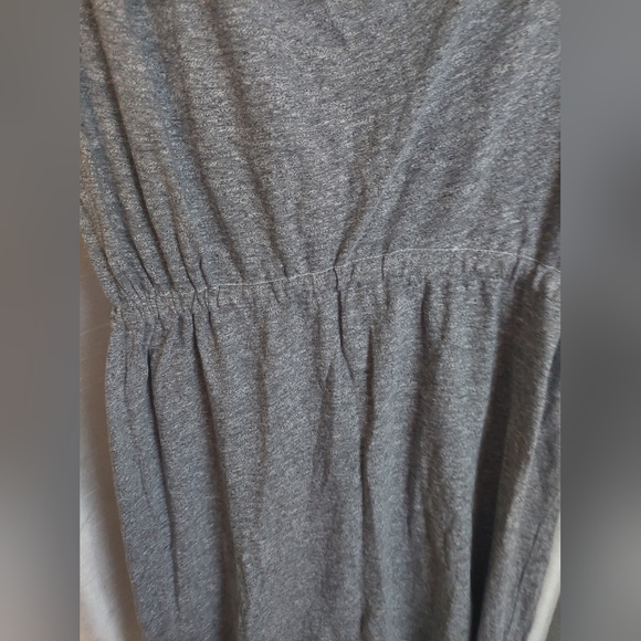 Nwt Lanston Drape Tee Dress size medium Heather gray - Picture 8 of 10